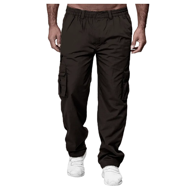 The Department Multi-Pocket Straight Cargo Slacks