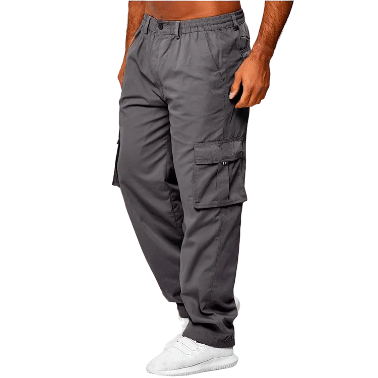 The Department Multi-Pocket Straight Cargo Slacks